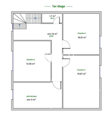 Grande meulière familiale, centrale et indépendante