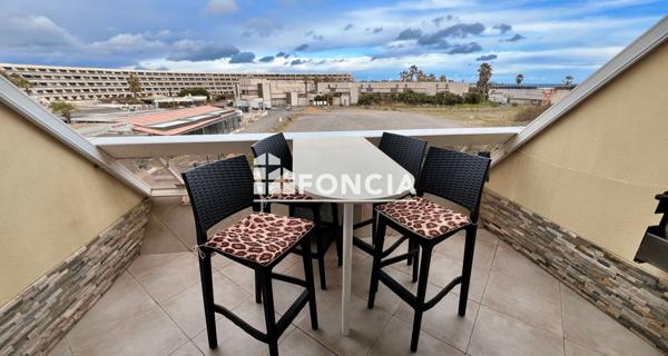 À vendre Studio 29 m² - Le Cap D'agde 34300