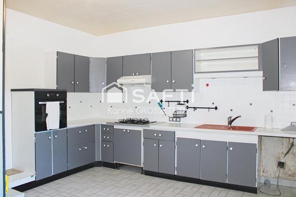 Maison de 112m² et appartement de 72m² sur un terrain de 763m²