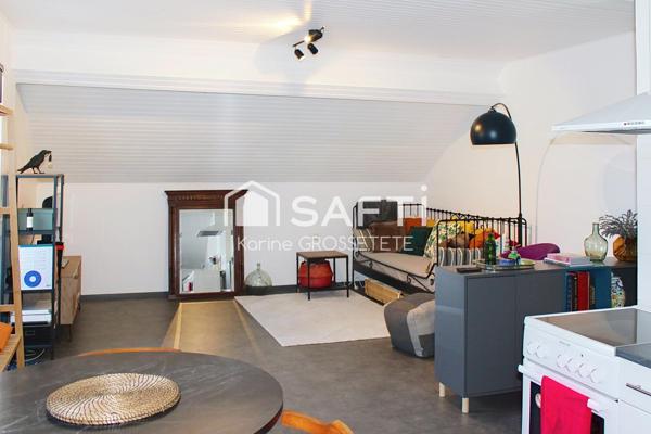 Maison de 112m² et appartement de 72m² sur un terrain de 763m²