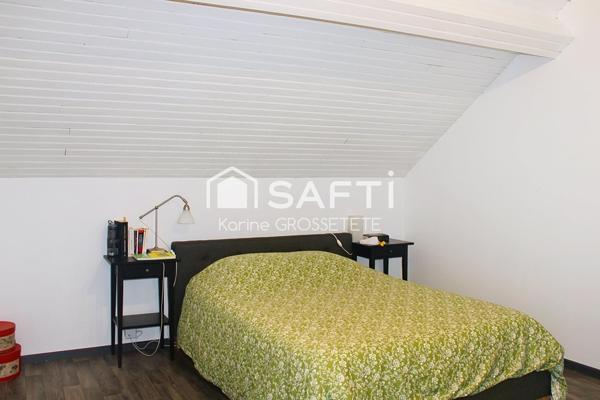 Maison de 112m² et appartement de 72m² sur un terrain de 763m²