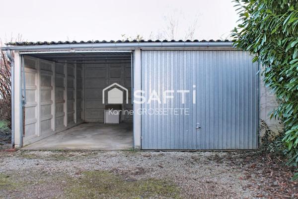 Maison de 112m² et appartement de 72m² sur un terrain de 763m²