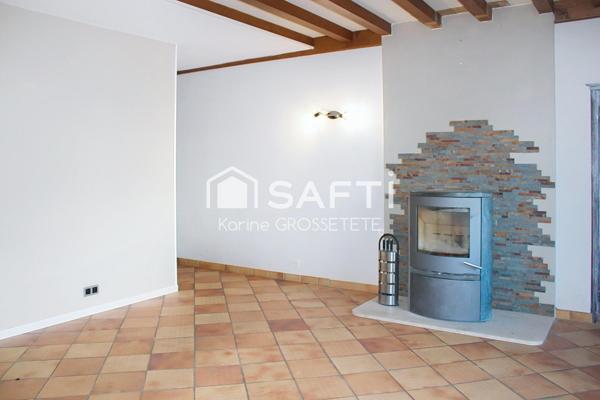 Maison de 112m² et appartement de 72m² sur un terrain de 763m²