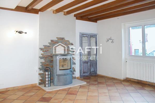 Maison de 112m² et appartement de 72m² sur un terrain de 763m²