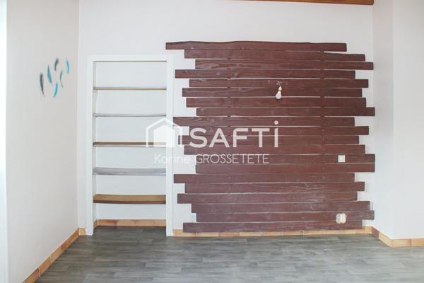 Maison de 112m² et appartement de 72m² sur un terrain de 763m²