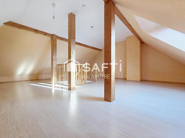 T3 duplex - dernier étage + cave + GARAGE