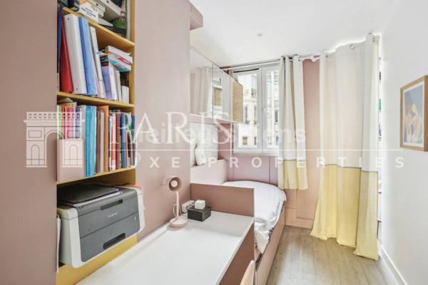 Paris 17e - Plaine Monceau - 4 pièces - 2 chambres + bureau - 95 m²