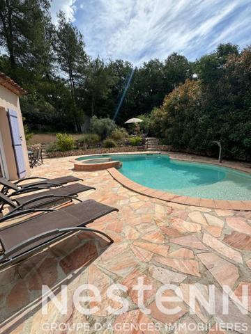 Maison Lorgues T5 de 98m² sur un terrain de 1437m² + piscine forme libre