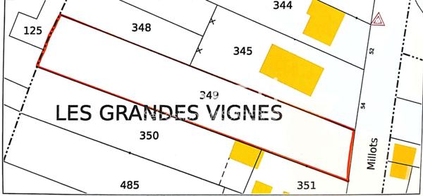 Terrain à bâtir de 1257 m²