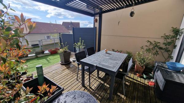 Investissement Saône- Duplex en rez-de-chaussée 81m2 avec terrasse + garage