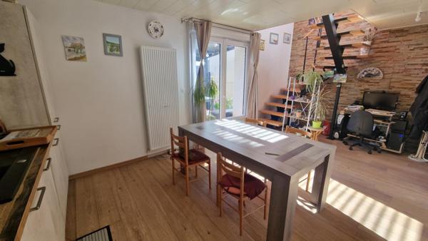 Investissement Saône- Duplex en rez-de-chaussée 81m2 avec terrasse + garage