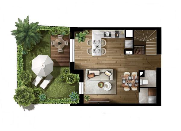 Maison 2 pièces de 33 m² à LACANAU OCEAN (33680)