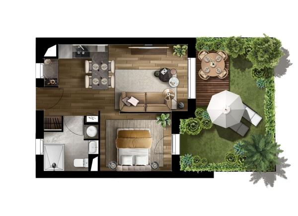 Maison 2 pièces de 33 m² à LACANAU OCEAN (33680)