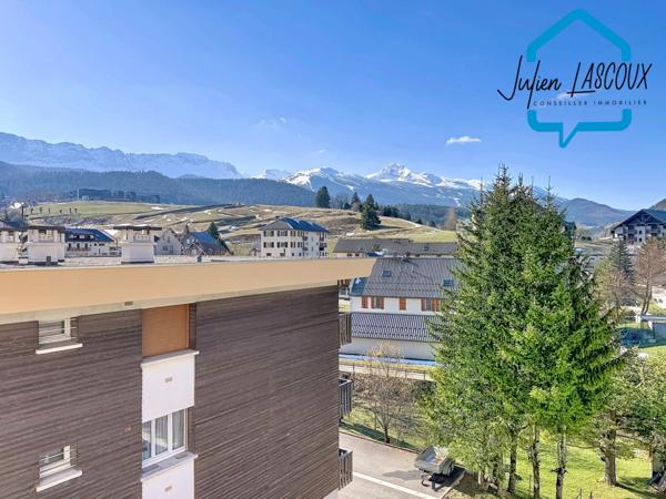 VILLARD-DE-LANS – Appartement 3 pièces lumineux, vendu meublé, proche centre