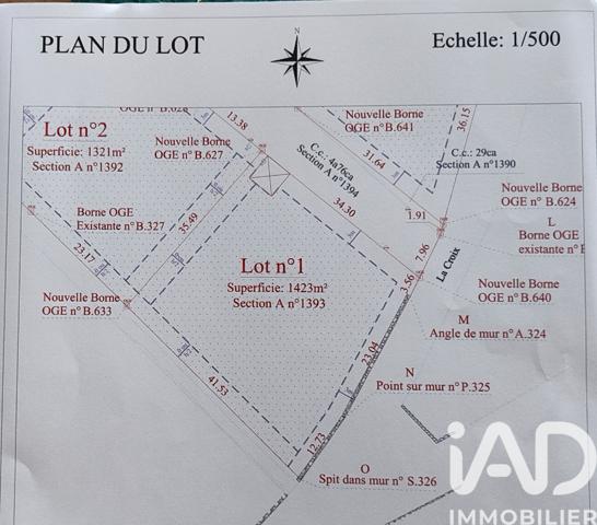 Terrain à vendre 1 423 m² Razès