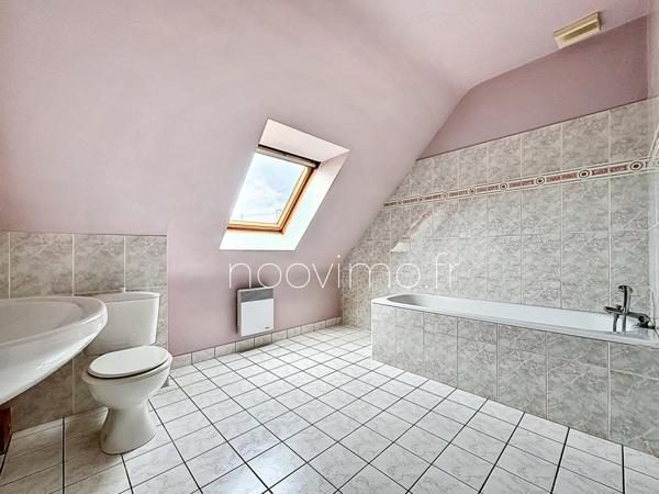 Maison 3 chambres, garage, très beau jardin arboré