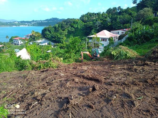 Magnifique terrain vu mer à vendre