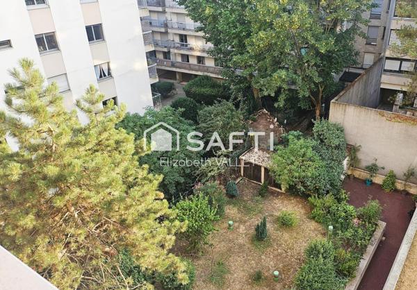 Appartement rare 2 pièces vu sur jardin