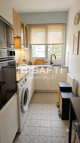 Appartement rare 2 pièces vu sur jardin