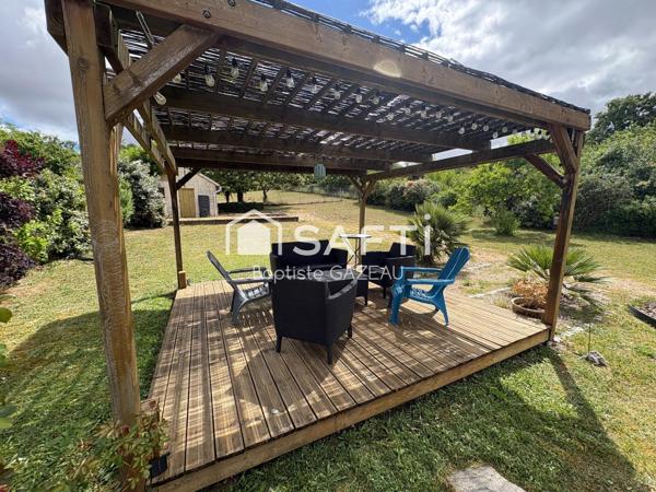 Maison contemporaine 115m2 grand jardin avec piscine
