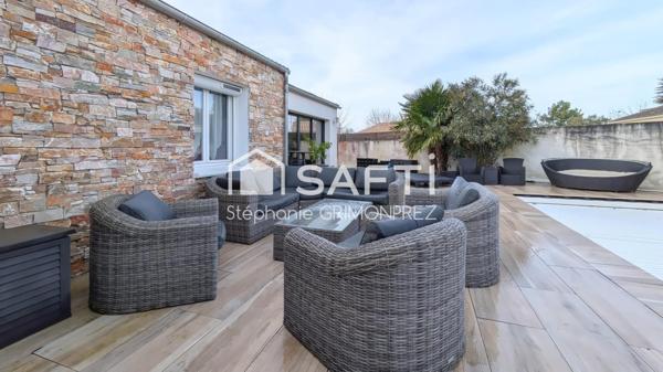 Plain-pied familial, chaleureux avec piscine-Luçon