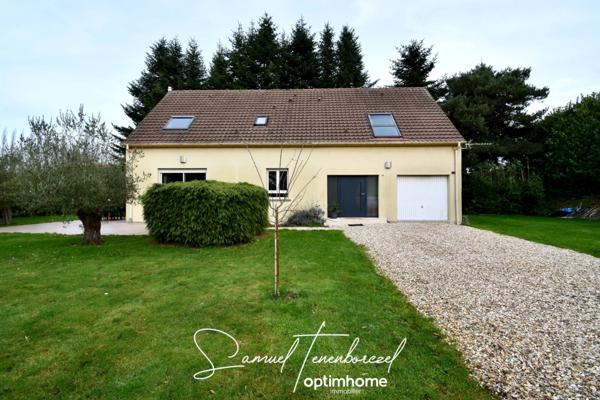 Maison récente, 4 chambres de 135 m² sur 1600 m²de terrain – Boulleville (27210), proche Honfleur et Pont de Normandie