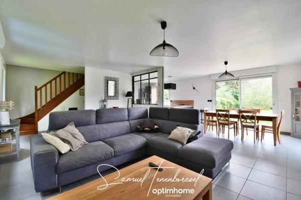 Maison récente, 4 chambres de 135 m² sur 1600 m²de terrain – Boulleville (27210), proche Honfleur et Pont de Normandie