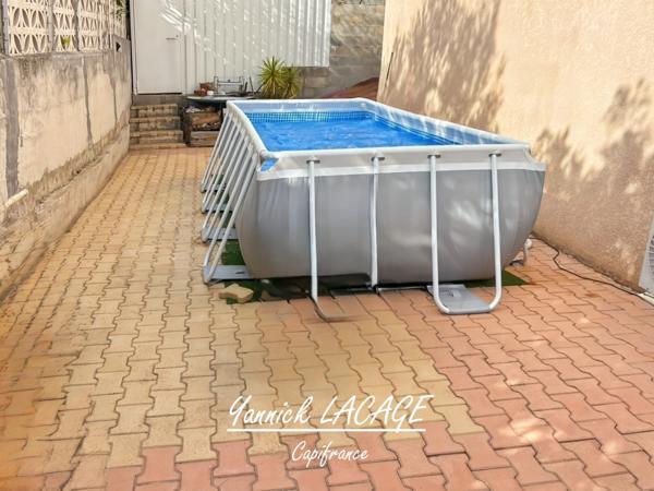 Maison récente de 89m2, familiale et tout confort à Saint-Mitre (13013), avec jardin, garage, piscine hors sol et prestations modernes, à deux pas des écoles et transports !