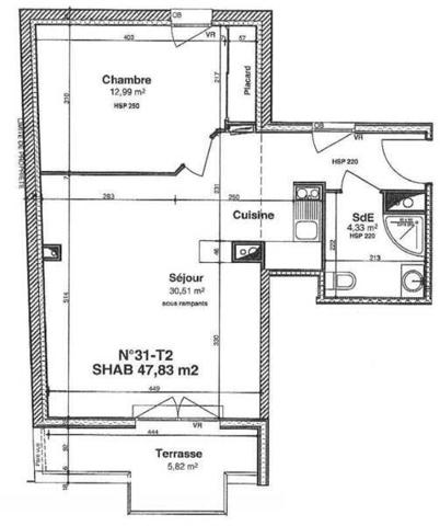 Appartement 2 pièces - 44300 Nantes