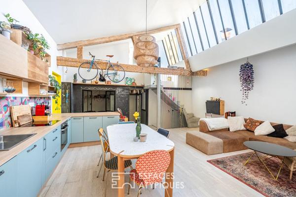 Loft en hypercentre avec terrasse