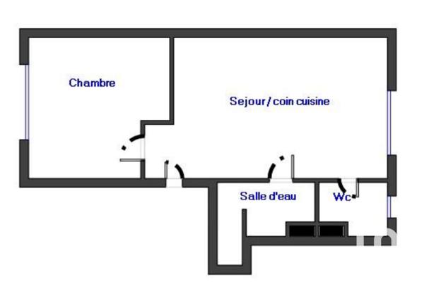 Apartment for sale 2 rooms 27 m² Roissy-en-Brie