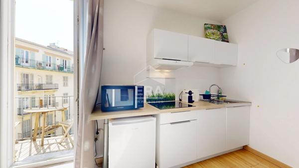NICE - CENTRE-VILLE / GIOFFREDO : CHARMANT STUDIO AVEC BALCON AU SUD