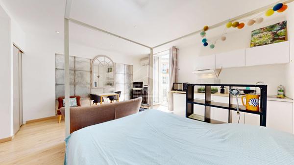 NICE - CENTRE-VILLE / GIOFFREDO : CHARMANT STUDIO AVEC BALCON AU SUD