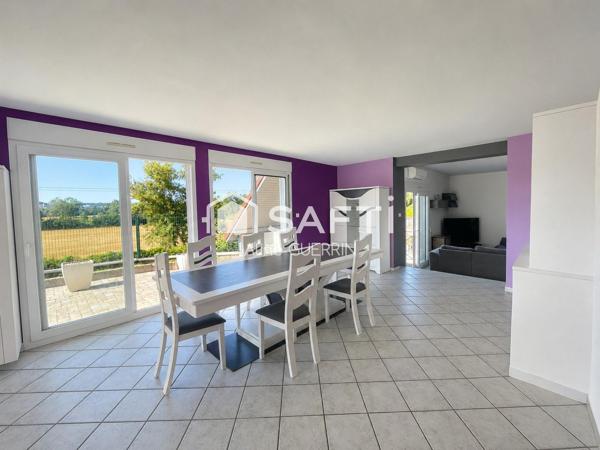 Belle maison à l'architecture soignée de 190 m² avec piscine sur sous-sol complet et terrain de 1078 m².