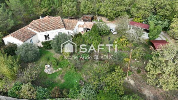 Maison 126 m2 avec T2 indépendant, jaridn clos 2770 m2