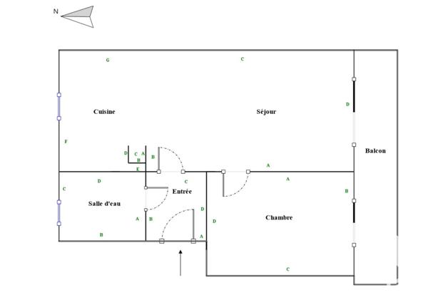 Appartement à vendre 2 pièces 31 m² Marseille 14