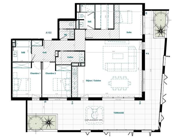 Appartement à vendre 4 pièces 131 m² Mauguio