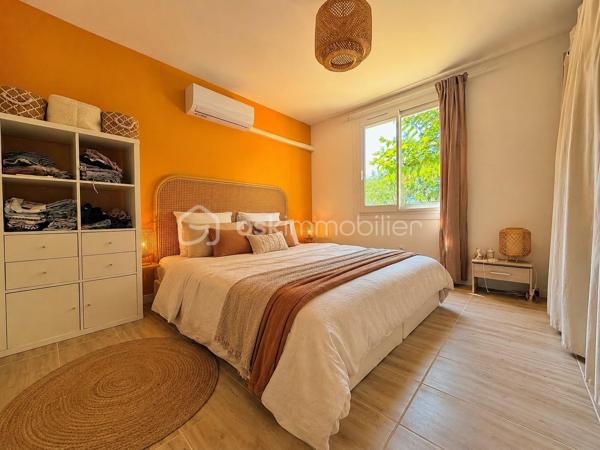 Dans un environnement résidentiel calme et apprécié d'Orange, venez découvrir cette agréable maison de plain-pied, entièrement rénovée en 2021, offrant un cadre de vie confortable, lumineux et prêt à accueillir ses nouveaux propriétaires.

Dès l'entrée, vous serez séduits par sa vaste pièce de vie traversante de plus de 40 m², baignée de lumière grâce à ses larges ouvertures sur le jardin. La cuisine ouverte, moderne et conviviale, s'intègre parfaitement à cet espace pensé pour partager de beaux moments en famille ou entre amis.

L'espace nuit comprend deux belles chambres, un dressing, ainsi qu'une salle d'eau contemporaine aux prestations actuelles.

Un véritable atout de cette maison : un espace supplémentaire d'environ 25 m², déjà attenant à l'habitation, qui n'attend plus que votre projet. Suite parentale, troisième chambre, bureau, salle de jeux ou activité professionnelle... laissez libre cours à vos envies.

À l'extérieur, le terrain clos et arboré d'environ 700 m² offre plusieurs espaces de détente à l'ombre des arbres, une agréable terrasse pour les repas d'été ainsi qu'un barbecue en pierre, idéal pour profiter pleinement des beaux jours. Le stationnement de plusieurs véhicules est également possible sur la propriété.

Les prestations :
_Maison rénovée en 2021
_Plain-pied
_Environ 80 m² habitables
_Pièce de vie avec cuisine ouverte de plus de 40 m²
_2 chambres
_Dressing
_Salle d'eau moderne
_Extension de près de 25 m² à aménager
_Climatisations réversibles
_Poêle à granulés labellisé Flamme Verte
_Menuiseries PVC double vitrage
_Volets roulants aluminium
_VMC récente
_Terrain clos et arboré d'environ 700 m²
_Terrasse et barbecue maçonné
_Stationnements privatifs

Côté performances, cette maison bénéficie d'équipements récents permettant de maîtriser les consommations énergétiques tout au long de l'année. Les dépenses estimées sont comprises entre 1 220 € et 1 720 € par an.

À proximité des écoles, commerces et principaux axes routiers, cette maison réunit le calme d'un quartier résidentiel et la praticité du quotidien.

Une maison chaleureuse, soigneusement rénovée, offrant un véritable potentiel d'évolution. Il ne vous reste plus qu'à y poser vos valises
