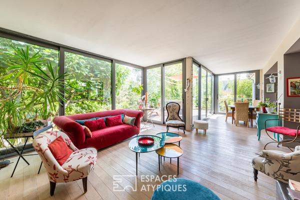La maison familiale avec jardin sans vis-à-vis