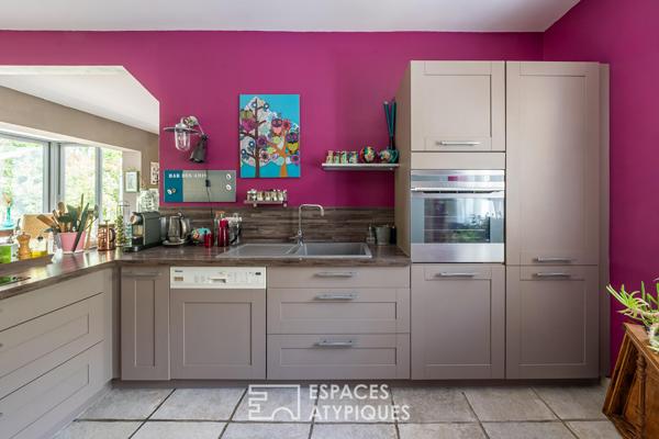 La maison familiale avec jardin sans vis-à-vis