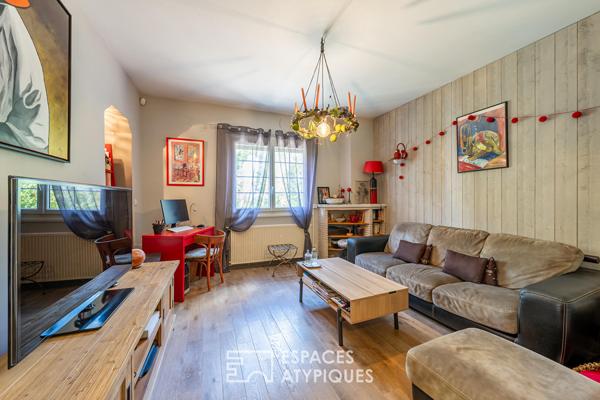 La maison familiale avec jardin sans vis-à-vis