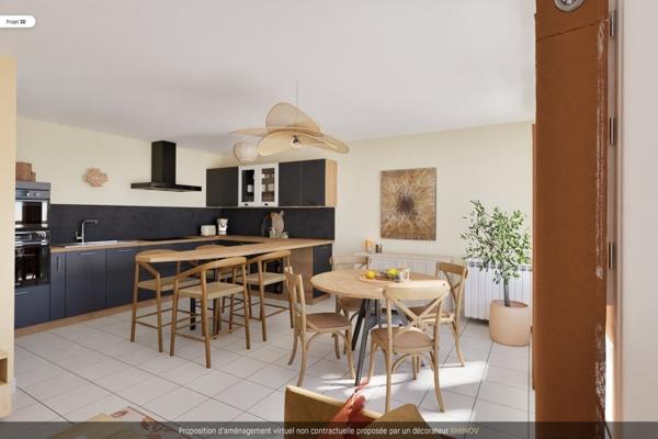 Appartement à vendre |  Villeurbanne |  3 pièces | 63 m²