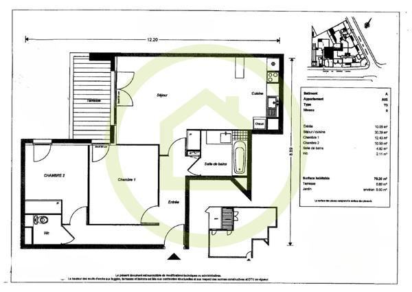 Appartement à BEAUCHAMP (95250)