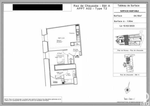 Appartement 2 pièces de 56 m² à Senlis (60300)