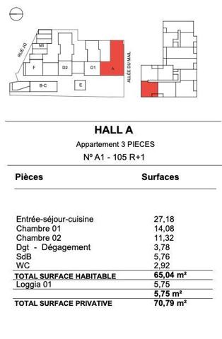 Appartement à vendre 3 pièces 65 m² La Rochelle