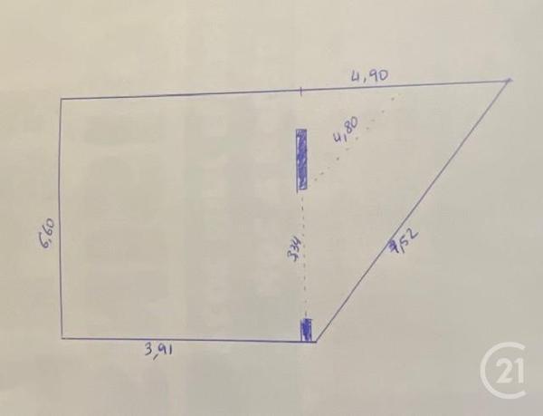 Parking à vendre  42 m2 PARIS - 75016