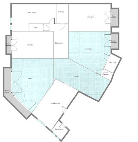 Appartement F7 à vendre  7 pièces - 158,67 m2 BOULOGNE BILLANCOURT - 92