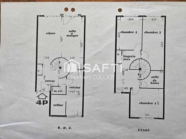 Maison 3 chambres dans une résidence familiale