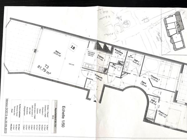 Appartement F3 à vendre  3 pièces - 81,79 m2 LA LONDE LES MAURES - 83