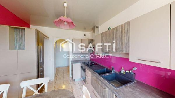 Appartement T4 avec parking et cave